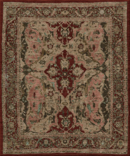 dal passato 13813-polonaise - handmade rug,  tibetan (India), 100 knots quality